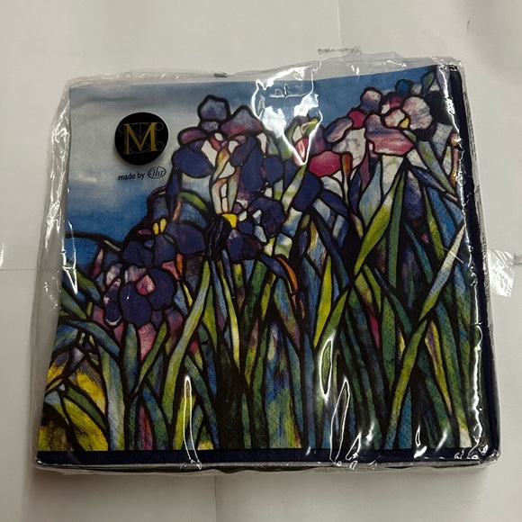 New 20 Paper Napkins Tiffany Museum MOMA 6 1/2” x 6 1/2” made in Germany - Picture 16 of 16